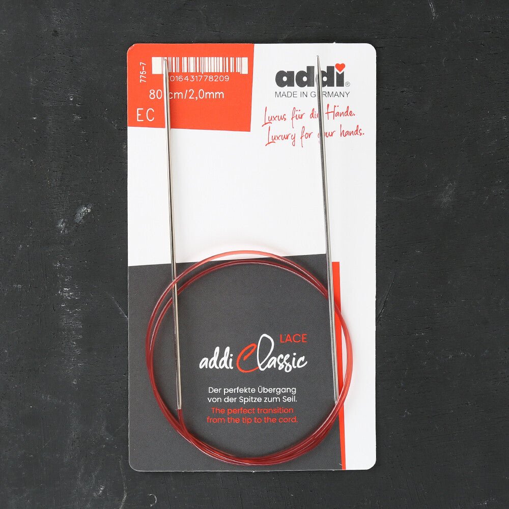 Addi 2mm 80cm Misinalı Dantel Şişi - 775-7 - Hobium